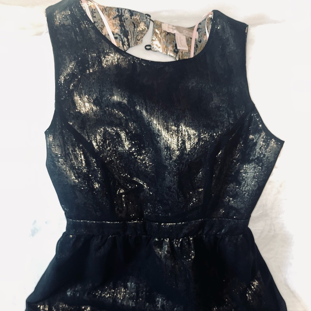 Black and Gold party dress from Forever21